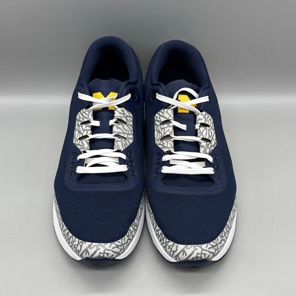 Jordan Zoom Tenacity 88 Mens 11.5 Navy Michigan Wolverines Cement IF2972-447